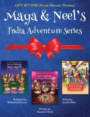 DARČEKOVÁ SADA JEDEN (Diwali, Navratri, Mumbai): Maya & Neel's India Adventure Series (Séria indických dobrodružstiev) - GIFT SET ONE (Diwali, Navratri, Mumbai): Maya & Neel's India Adventure Series