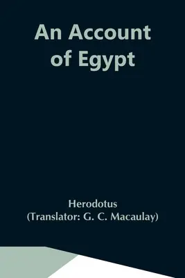 Účet o Egypte - An Account Of Egypt
