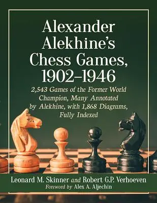 Alexander Alekhine's Chess Games, 1902-1946: 2543 partií bývalého majstra sveta, mnohé s poznámkami Alekhina, s 1868 diagramami, plne indexované - Alexander Alekhine's Chess Games, 1902-1946: 2543 Games of the Former World Champion, Many Annotated by Alekhine, with 1868 Diagrams, Fully Indexed