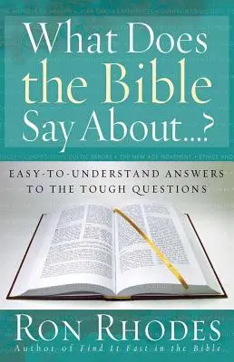 Čo hovorí Biblia o...? - What Does the Bible Say About...?