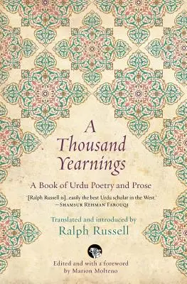 Tisíc túžob: Kniha urdskej poézie a prózy - A Thousand Yearnings: A Book of Urdu Poetry and Prose