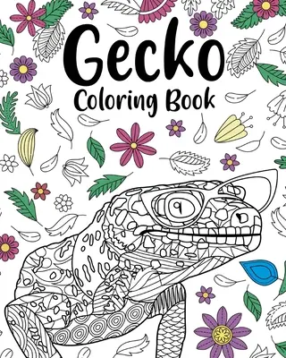 Kniha na vyfarbovanie s gekónom - Gecko Coloring Book