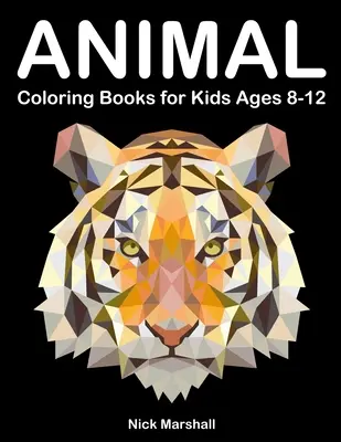 Omaľovánky zvierat pre deti vo veku 8-12 rokov: Animetrické omaľovánky s delfínom, líškou, žralokom a jeleňom - Animal Coloring Books for Kids Ages 8-12: Animetrics Coloring Books with Dolphin, Fox, Shark and Deer