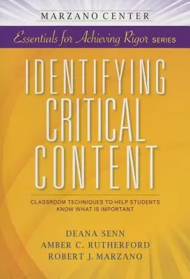 Identifikácia kritického obsahu - Identifying Critical Content