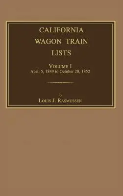 Zoznamy kalifornských vagónových vlakov. Zväzok I - California Wagon Train Lists. Volume I