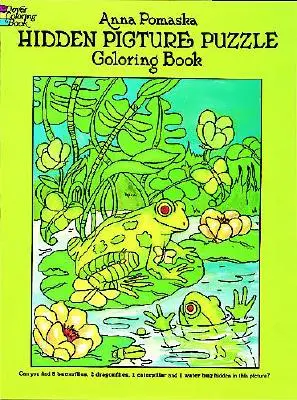 Skryté obrázkové puzzle Omaľovánky - Hidden Picture Puzzle Coloring Book
