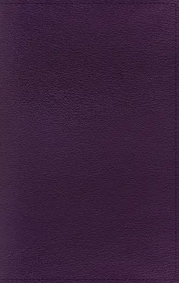 Nrsv, Biblia vo veľkom formáte s apokryfmi, prémiová kozia koža, fialová, Premier Collection, potlačené okraje strán, pohodlná tlač - Nrsv, Personal Size Large Print Bible with Apocrypha, Premium Goatskin Leather, Purple, Premier Collection, Printed Page Edges, Comfort Print