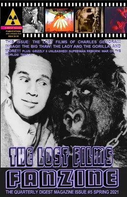 Fanzine The Lost Films #5: (čiernobiela/variant obálky B) - The Lost Films Fanzine #5: (Black and White/Variant Cover B)