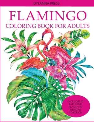Omaľovánky plameniakov pre dospelých - Flamingo Coloring Book for Adults