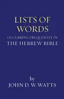 Zoznamy slov často sa vyskytujúcich v hebrejskej Biblii - Lists of Words Occurring Frequently in the Hebrew Bible
