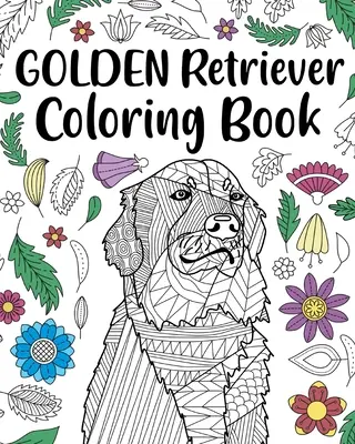 Omaľovánky zlatého retrievera - Golden Retriever Coloring Book