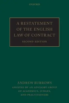 Prepracovanie anglického zmluvného práva - A Restatement of the English Law of Contract