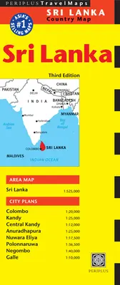 Srí Lanka Cestovná mapa Tretie vydanie - Sri Lanka Travel Map Third Edition