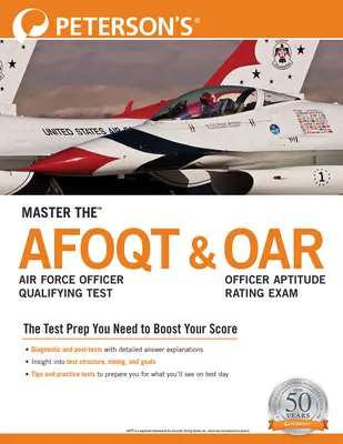 Zvládnuť kvalifikačnú skúšku dôstojníkov vzdušných síl (Afoqt) a skúšku na hodnotenie schopností dôstojníkov (Oar) - Master The(tm) Air Force Officer Qualifying Test (Afoqt) & Officer Aptitude Rating Exam (Oar)