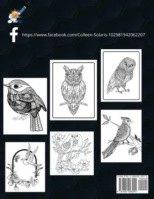 Vtáčie maľovanky - Birds Coloring Book