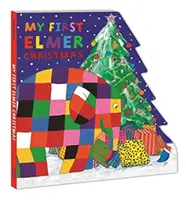 Moje prvé Vianoce s Elmerom - tvarovaná dosková kniha - My First Elmer Christmas - Shaped Board Book
