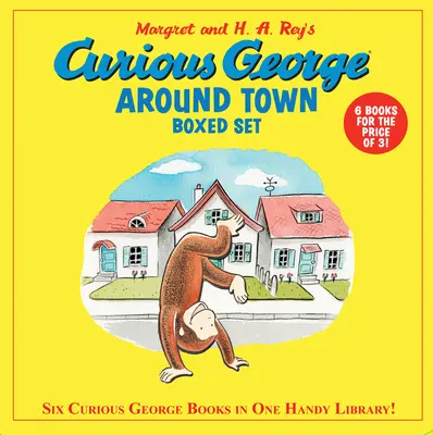 Zvedavý George v meste (Box of Six Books) - Curious George Around Town Boxed Set (Box of Six Books)