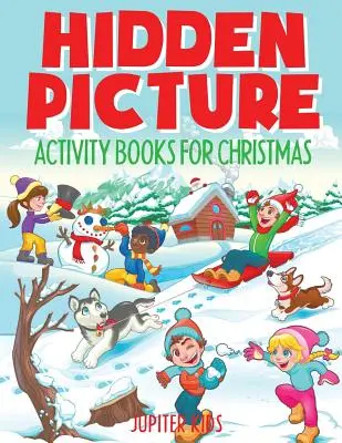 Knihy aktivít so skrytými obrázkami na Vianoce - Hidden Picture Activity Books for Christmas