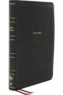 Nkjv, Deluxe End-Of-Verse Reference Bible, Personal Size Large Print, Leathersoft, Black, Red Letter Edition, Comfort Print: Svätá Biblia, Nová Biblia kráľa Jamea - Nkjv, Deluxe End-Of-Verse Reference Bible, Personal Size Large Print, Leathersoft, Black, Red Letter Edition, Comfort Print: Holy Bible, New King Jame