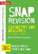 AQA GCSE 9-1 Maths Foundation Geometry and Measures (Papers 1, 2 & 3) Revision Guide - Ideálne na domáce učenie, skúšky v rokoch 2022 a 2023 - AQA GCSE 9-1 Maths Foundation Geometry and Measures (Papers 1, 2 & 3) Revision Guide - Ideal for Home Learning, 2022 and 2023 Exams