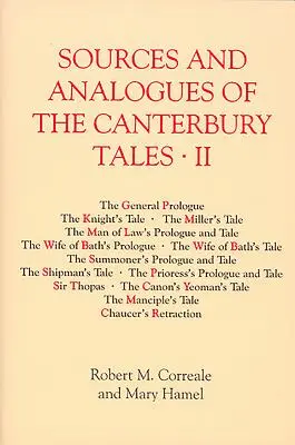 Zdroje a analógie Canterburských poviedok: II [Pb] - Sources and Analogues of the Canterbury Tales: Vol. II [Pb]