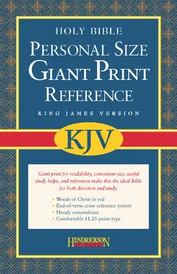 Referenčná Biblia v osobnej veľkosti s obrovskou tlačou-KJV - Personal Size Giant Print Reference Bible-KJV