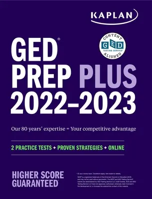 GED Test Prep Plus 2022-2023: 2 praktické testy + osvedčené stratégie + online - GED Test Prep Plus 2022-2023: 2 Practice Tests + Proven Strategies + Online