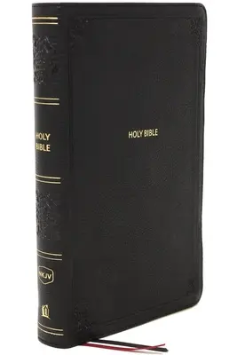 Nkjv, Referenčná Biblia, veľká tlač, kožená mäkká, čierna, vydanie s červenými písmenami, pohodlná tlač: Svätá Biblia, Nová verzia kráľa Jakuba - Nkjv, Reference Bible, Personal Size Large Print, Leathersoft, Black, Red Letter Edition, Comfort Print: Holy Bible, New King James Version