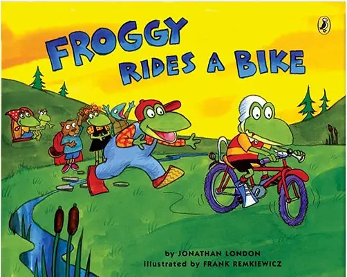 Žabka jazdí na bicykli - Froggy Rides a Bike