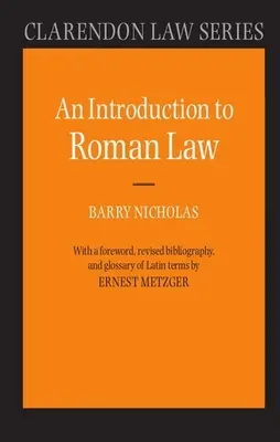 Úvod do rímskeho práva - An Introduction to Roman Law