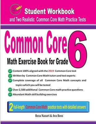 Common Core Math Exercise Book for Grade 6: Student Workbook and Two Realistic Common Core Math Tests (Cvičebnica k matematike pre 6. ročník) - Common Core Math Exercise Book for Grade 6: Student Workbook and Two Realistic Common Core Math Tests