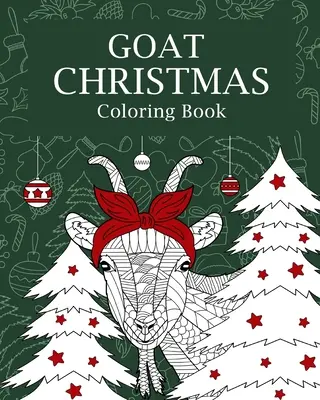 Kozie vianočné maľovanky - Goat Christmas Coloring Book