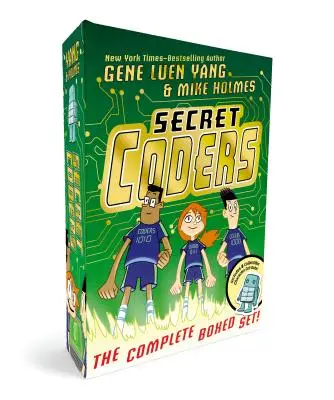 Tajní kóderi: (Tajní kóderi, Cesty a portály, Tajomstvá a sekvencie, Roboti a opakovania, Lektvary a parametre, Príšery a modul - Secret Coders: The Complete Boxed Set: (Secret Coders, Paths & Portals, Secrets & Sequences, Robots & Repeats, Potions & Parameters, Monsters & Module