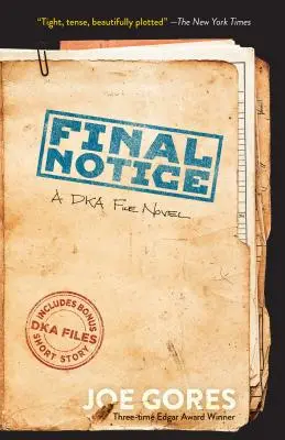 Záverečné oznámenie: A Dka File Novel - Final Notice: A Dka File Novel