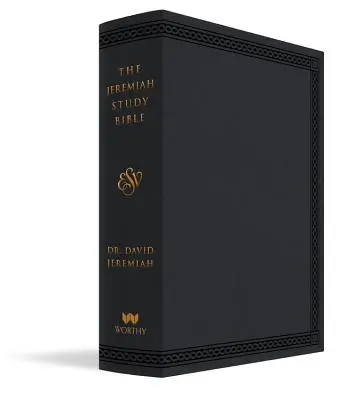 Jeremiášova študijná biblia, Esv, čierna koža s koženým lemovaním: Čo to hovorí. Čo to znamená. Čo to znamená pre vás. - The Jeremiah Study Bible, Esv, Black Leatherluxe: What It Says. What It Means. What It Means for You.