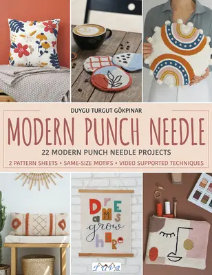 Moderná punčová ihla: Moderné a svieže projekty punčovej ihly - Modern Punch Needle: Modern and Fresh Punch Needle Projects