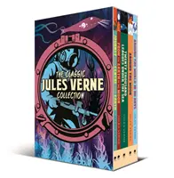 Klasická zbierka Julesa Verna - päťzväzkové súborné vydanie - Classic Jules Verne Collection - 5-Volume box set edition