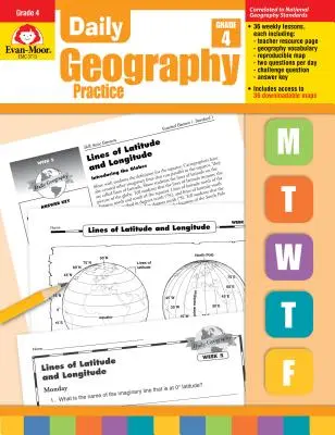 Denné zemepisné cvičenia 4. ročník: EMC 3713 - Daily Geography Practice Grade 4: EMC 3713