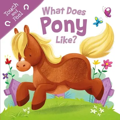 Čo má rád poník?: Hmatová kniha: Ponožky: Čo robí Ponožka? - What Does Pony Like?: Touch & Feel Board Book