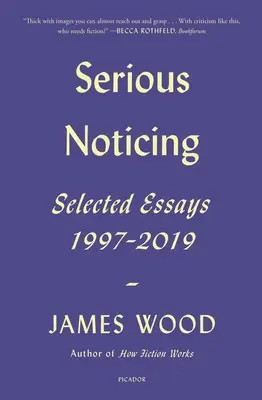 Seriózne všímanie: Vybrané eseje, 1997-2019 - Serious Noticing: Selected Essays, 1997-2019