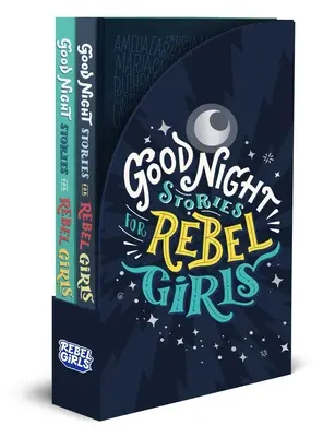Príbehy na dobrú noc pre dievčatá rebelky Darčeková sada 2 kníh - Good Night Stories for Rebel Girls 2-Book Gift Set