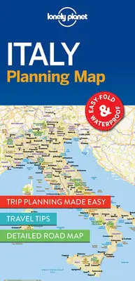 Lonely Planet Plánovacia mapa Talianska - Lonely Planet Italy Planning Map