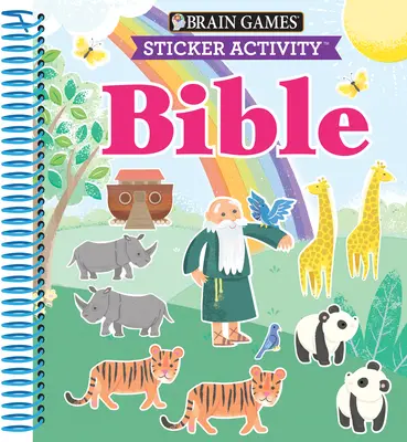 Hry na mozog - Nálepka Aktivity: (pre deti od 3 do 6 rokov) - Brain Games - Sticker Activity: Bible (for Kids Ages 3-6)