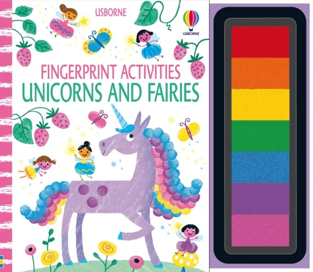 Aktivity s odtlačkami prstov Jednorožci a víly - Fingerprint Activities Unicorns and Fairies