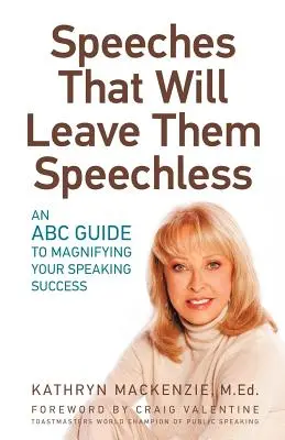 Reči, ktoré ich nechajú bez slov: Príručka ABC, ako zvýšiť svoj úspech v rečníctve - Speeches That Will Leave Them Speechless: An ABC Guide to Magnifying Your Speaking Success