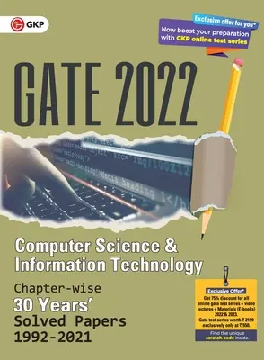 GATE 2022 Počítačové vedy a informačné technológie - 30 rokov Riešené papiere v jednotlivých kapitolách (1992-2021). (G K Publications (P) Ltd) - GATE 2022 Computer Science and Information Technology - 30 years Chapter wise Solved Papers (1992-2021). (G K Publications (P) Ltd)