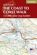 Mapová brožúra Pobrežie k pobrežiu - 1:25 000 OS Route Map Booklet - Coast to Coast Map Booklet - 1:25,000 OS Route Map Booklet
