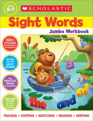Scholastic Sight Words Jumbo pracovný zošit - Scholastic Sight Words Jumbo Workbook