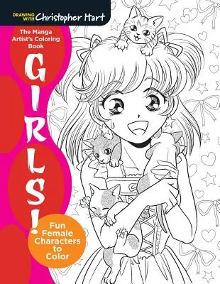 The Manga Artist's Coloring Book: Dievčatá! Zábavné ženské postavy na vyfarbenie - The Manga Artist's Coloring Book: Girls!: Fun Female Characters to Color