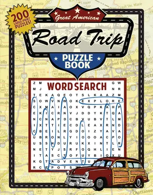 Veľká americká cesta Puzzle Book - Great American Road Trip Puzzle Book
